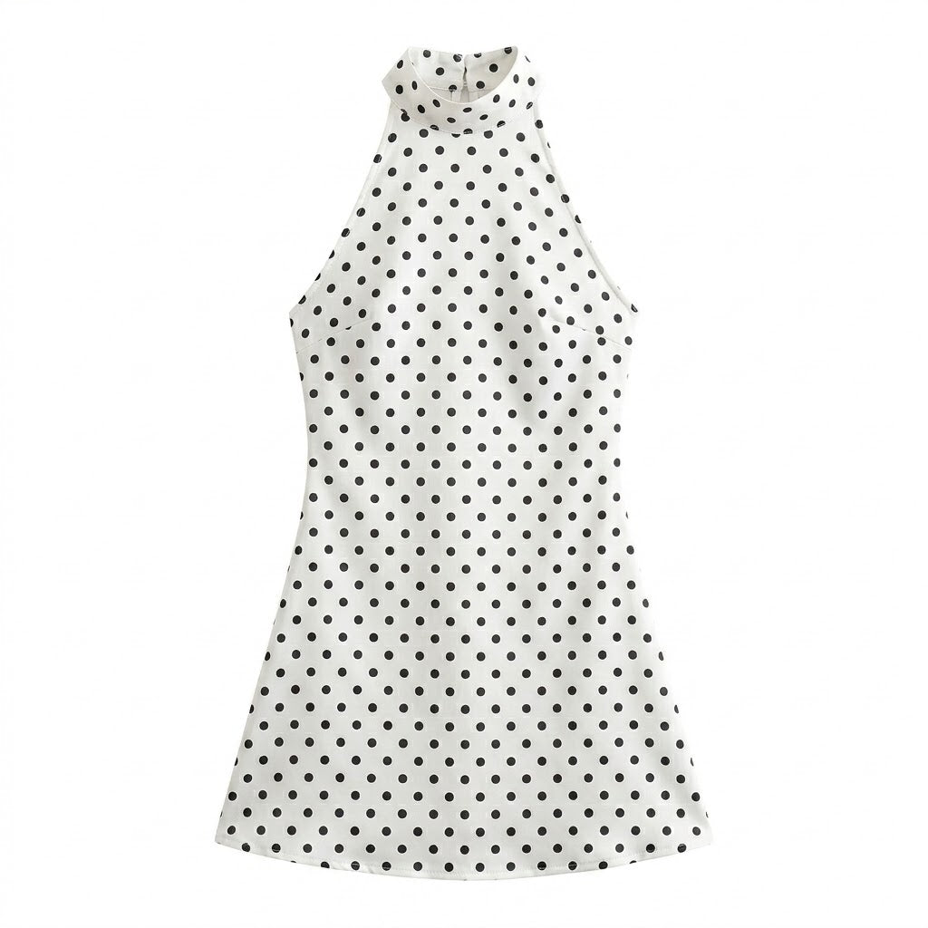 Robe à Pois dos nu