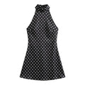 Robe à Pois dos nu