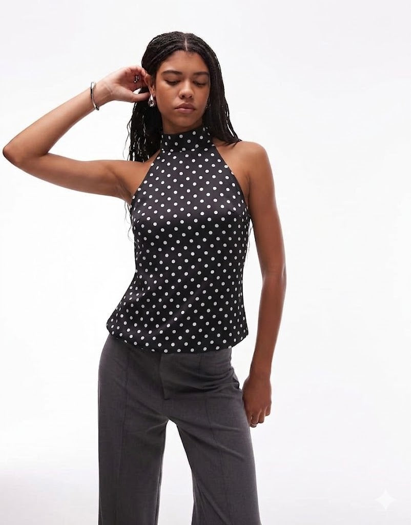 Robe à Pois dos nu