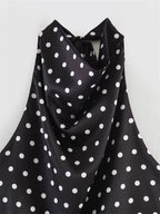 Top à Pois dos nu