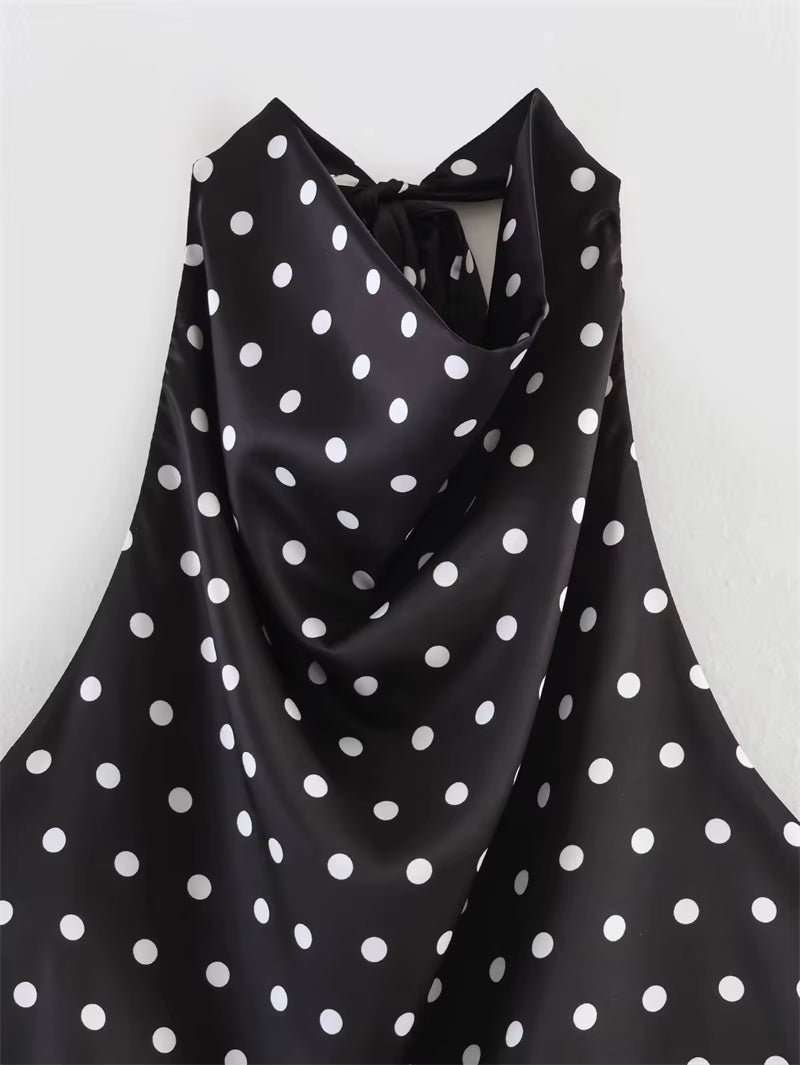 Top à Pois dos nu