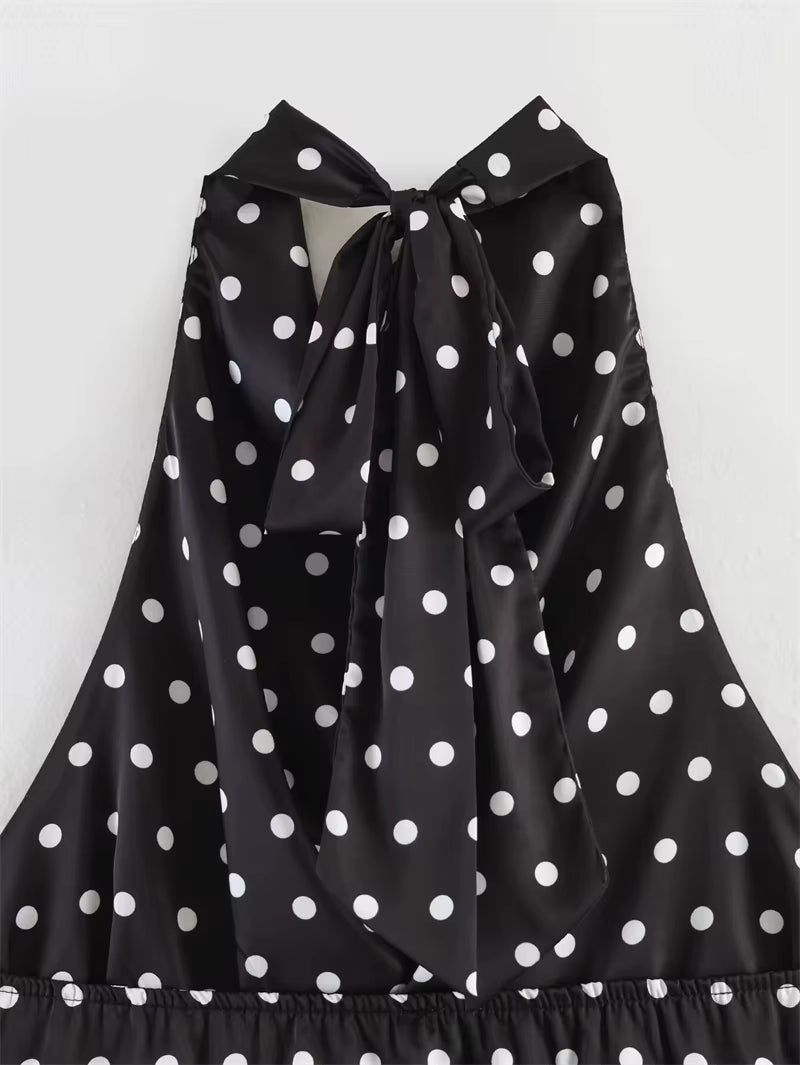 Top à Pois dos nu