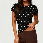 T-shirt à pois