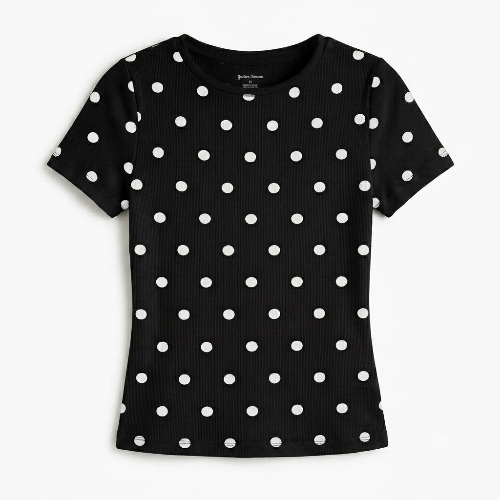 T-shirt à pois